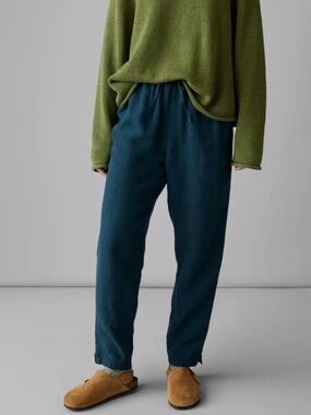 Toast Women's Linen Pull On Trousers Puck Sz XS